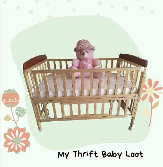 Babyhug hamilton wooden cot best sale